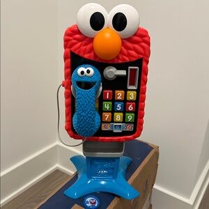 Sesame Street Elmo Phone Booth Interactive Learning Toy